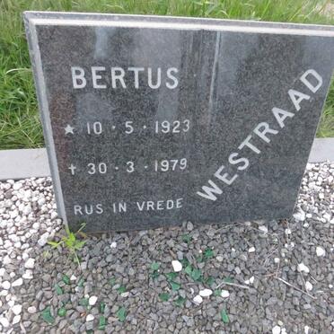 WESTRAAD Bertus 1923-1979