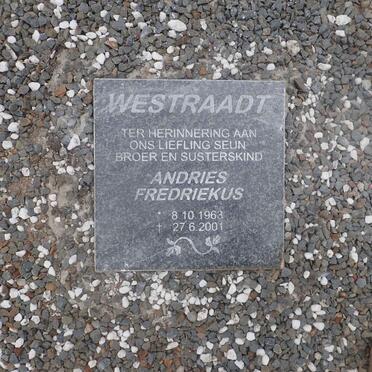 WESTRAADT Andries Fredriekus 1963-2001