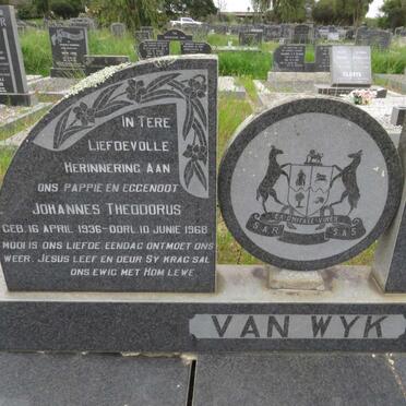 WYK Johannes Theodorus, van 1936-1968