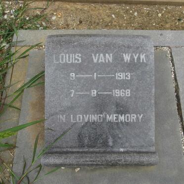 WYK Louis, van 1913-1968