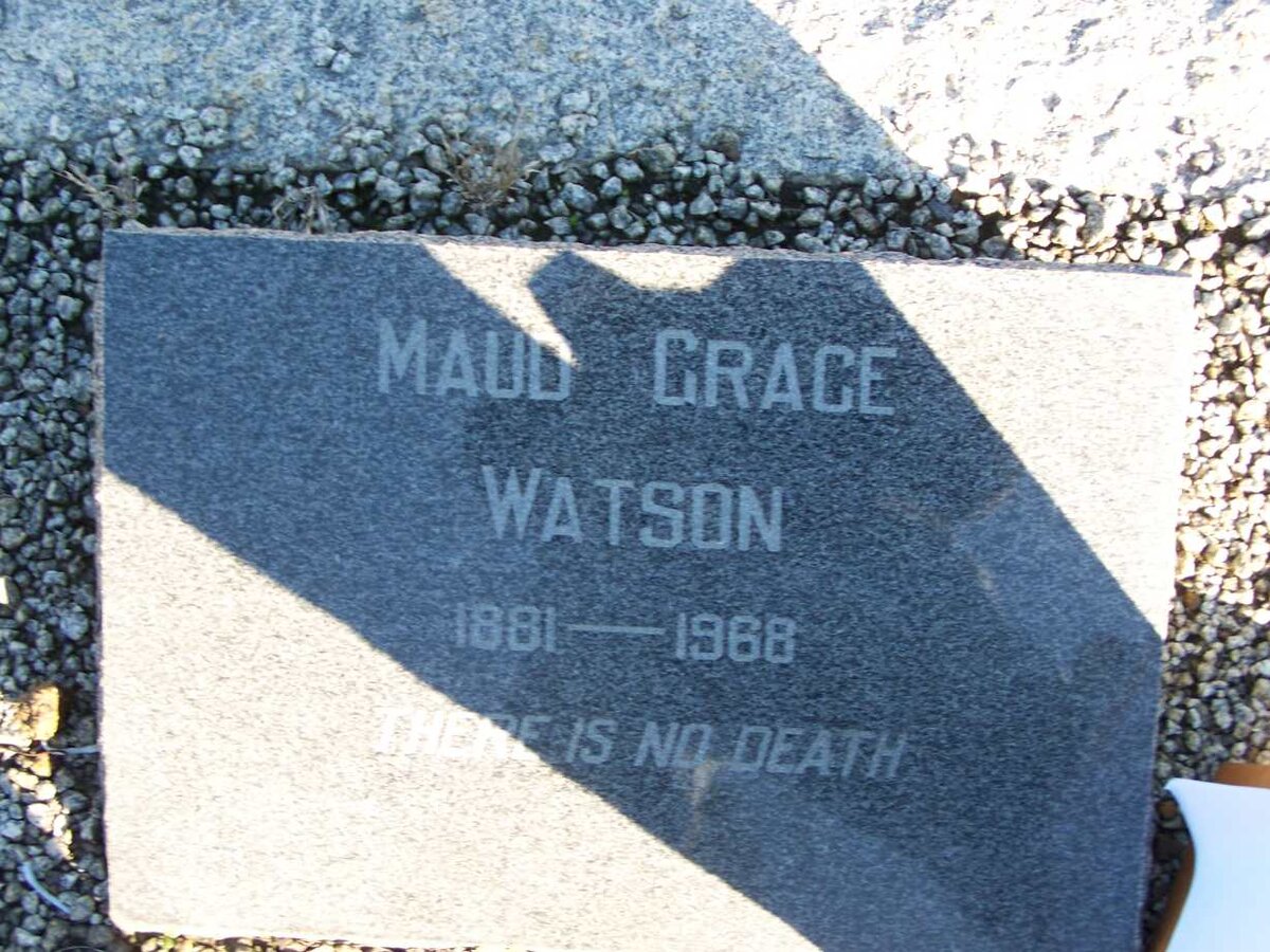 WATSON Maud Grace 1881-1968