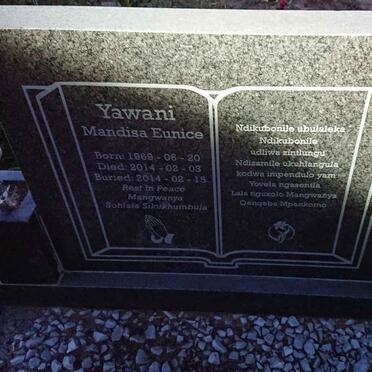 YAWANI Mandisa Eunice 1969-2014