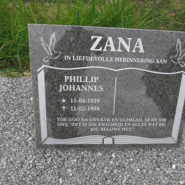 ZANA Phillip Johannes 1939-1998