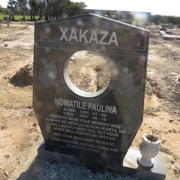 XAKAZA Nomatile Paulina 1955-2007
