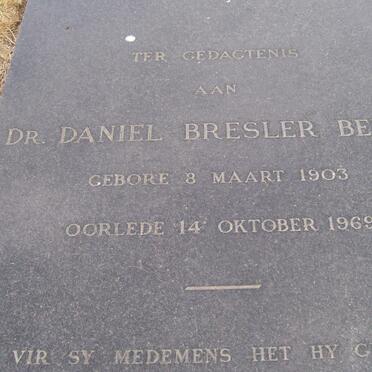 BERGH Daniel Bresler 1903-1969