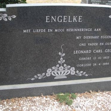 ENGLEKE Leonard Carl Georg 1933-1986