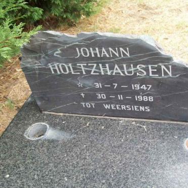 HOLTZHAUSEN Johann 1947-1988