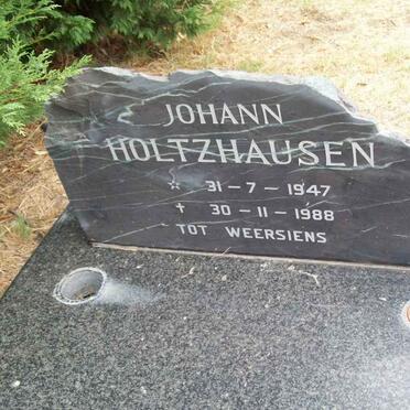 HOLTZHAUSEN Johann 1947-1988