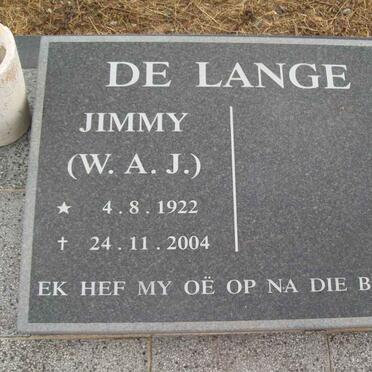 LANGE W.A.J., de 1922-2004