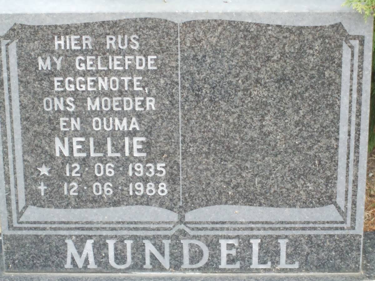 MUNDELL Nellie 1935-1988