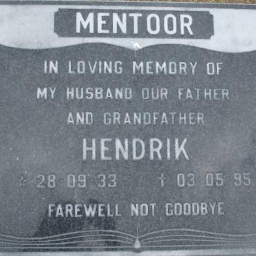MENTOOR Hendrik 1933-1995