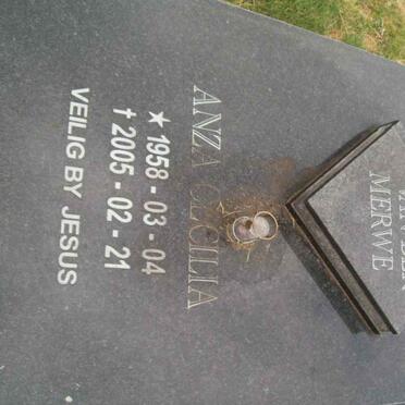 MERWE Anza Cecilia, van der 1958-2005