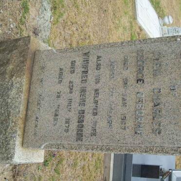 OSBORNE Cyril Charles George -1967 &amp; Winifred Irene  -1979