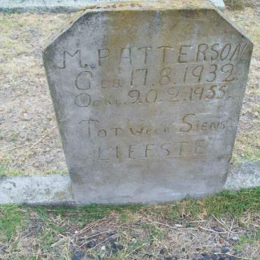 PATTERSON M. 1932-1955