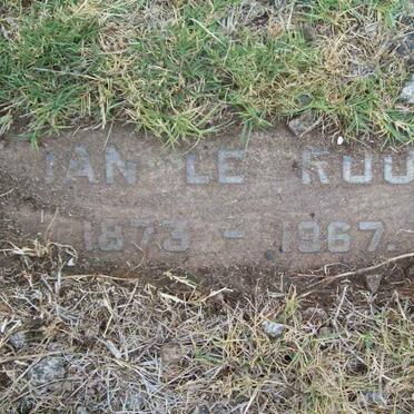 ROUX Jan, le 1873-1967