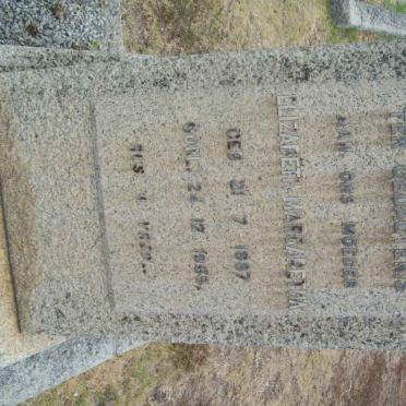 RETIEF Elizabeth Margaretha 1887-1965