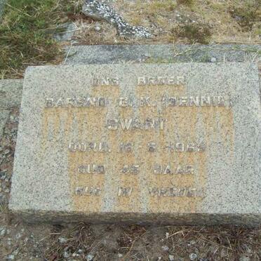 SWART Barend C.K. -1965