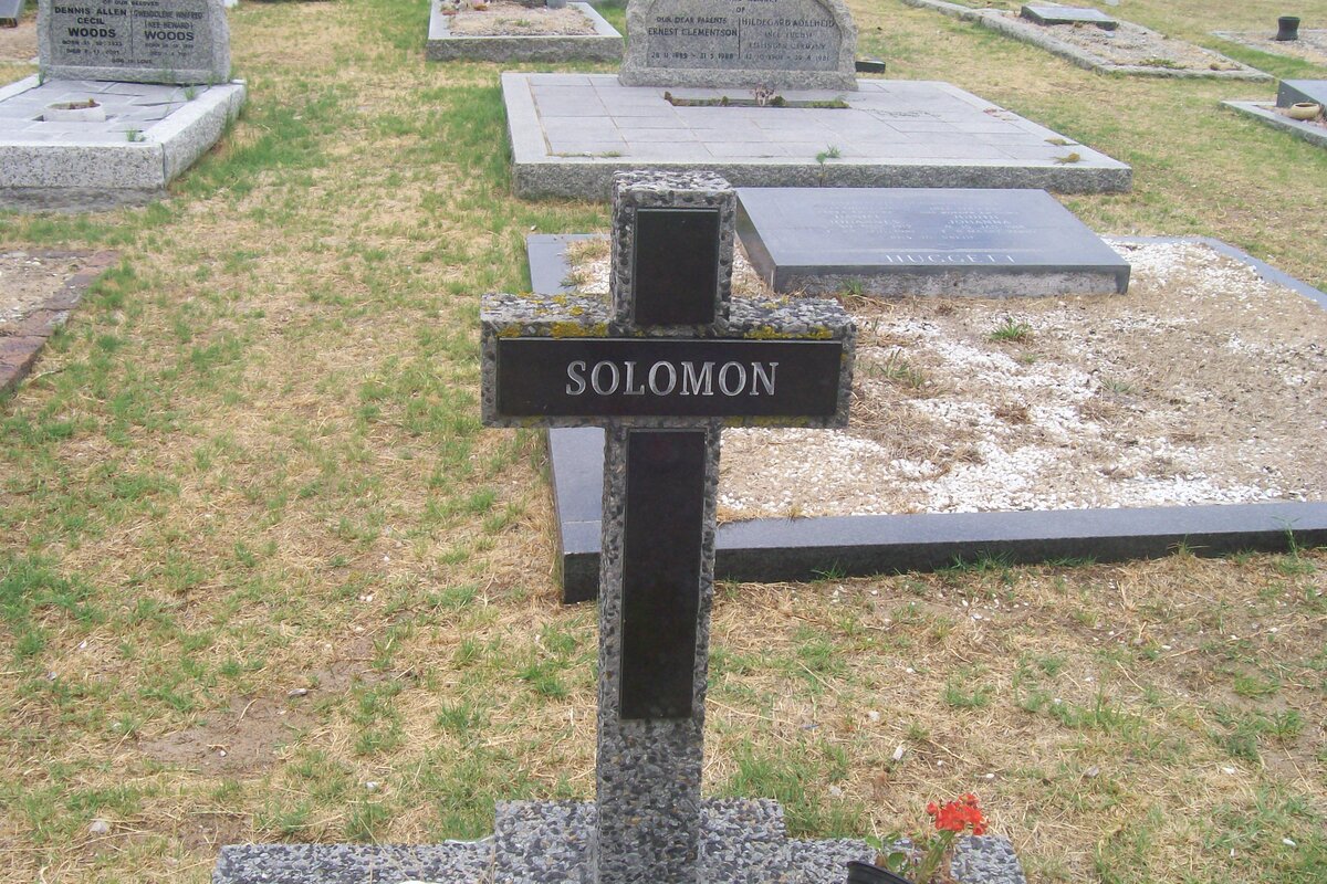 SOLOMON Benjamin Johan 1921-1983 &amp; Barendina Douwlina 1931-1996
