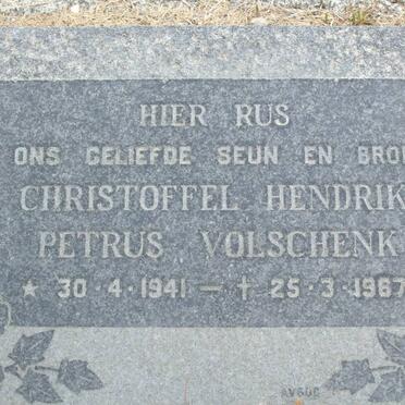 VOLSCHENK Christoffel Hendrik Petrus 1941-1967