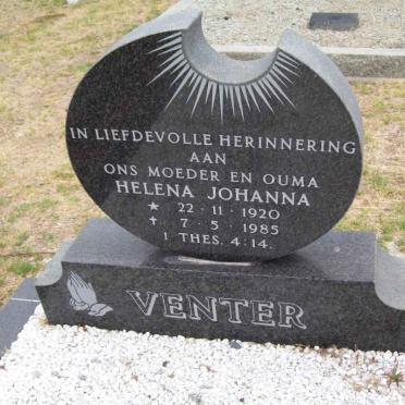 VENTER Helena Johanna 1920-1985