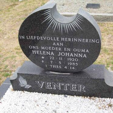VENTER Helena Johanna 1920-1985