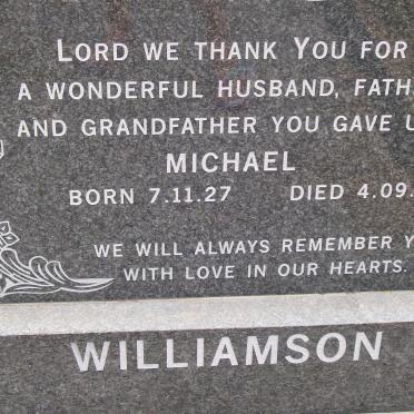 WILLIAMSON Michael 1927-1998