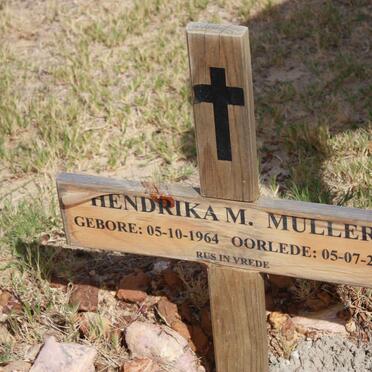 MULLER Hendrika M. 1964-2008