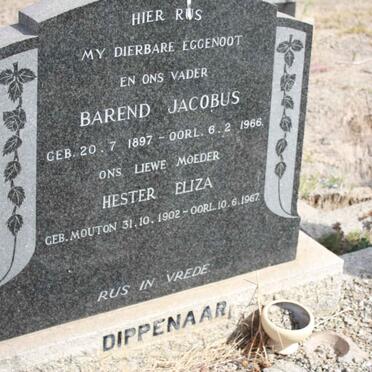 DIPPENAAR Barend Jacobus 1897-1966 &amp; Hester Eliza 1902-1967