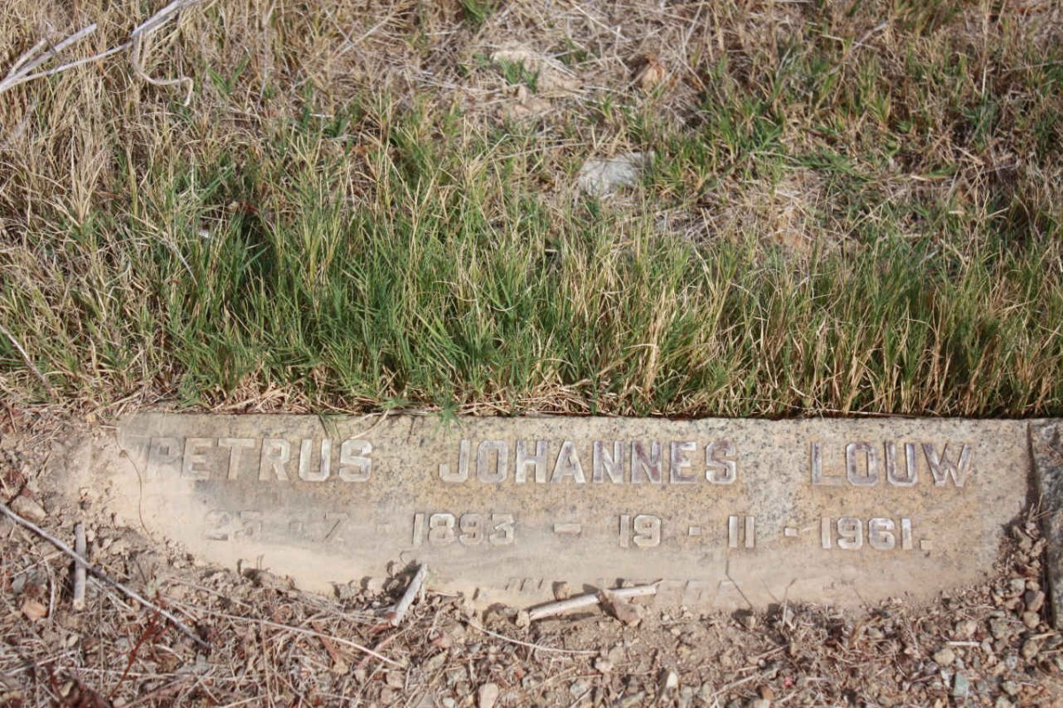 LOUW Petrus Johannes 1893-1961