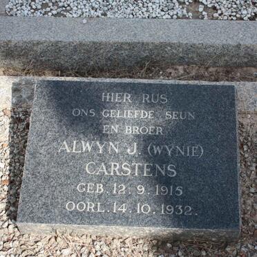 CARSTENS Alwyn J. 1915-1932