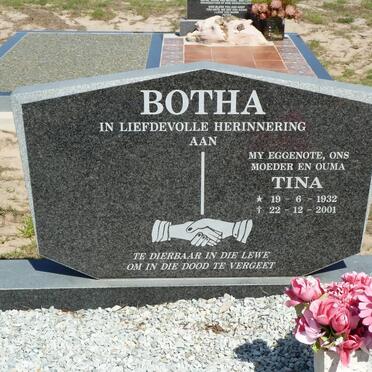 BOTHA Tina 1932-2001