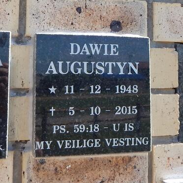 AUGUSTYN Dawie 1948-2015