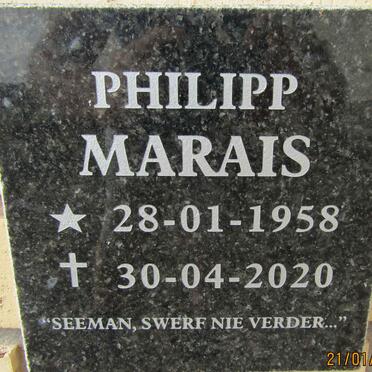 MARAIS Philipp 1958-2020