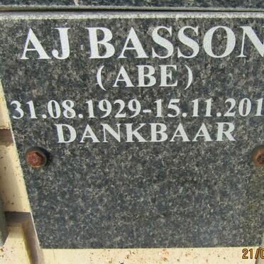 BASSON A.J. 1929-2016