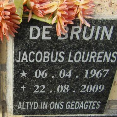 BRUIN Jacobus Lourens, de 1967-2009