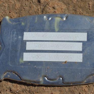 ANDREWS Frikkie 1959-2006