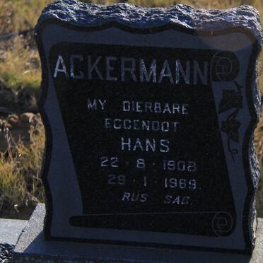 ACKERMANN Hans 1908-1969
