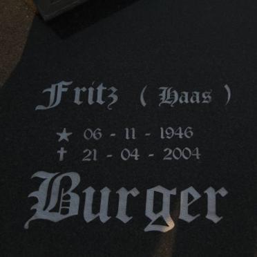 BURGER Fritz 1946-2004