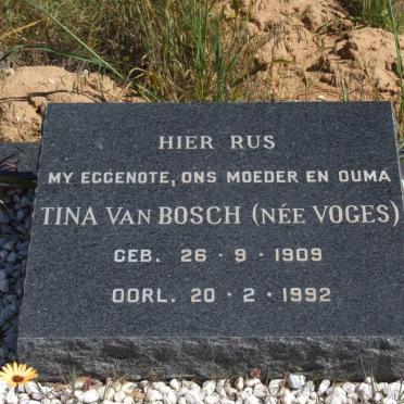 BOSCH Tina nee VOGES, van 1909-1992