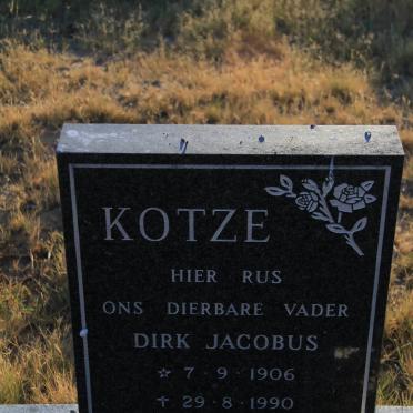 KOTZE Dirk Jacobus 1906-1990