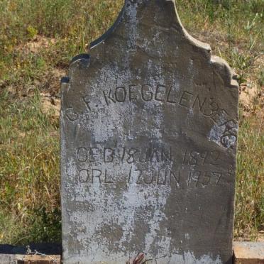 KOEGELENBERG G.F. 1892-1957