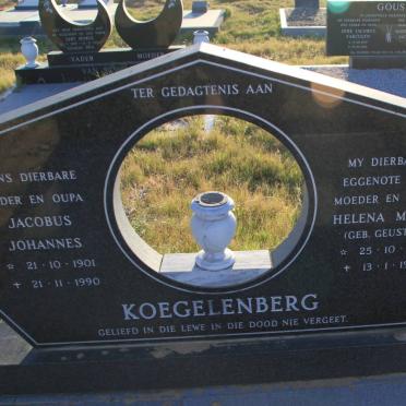 KOEGELENBERG Jacobus Johannes 1901-1990 &amp; Helena Maria GEUSTYN 1910-1986