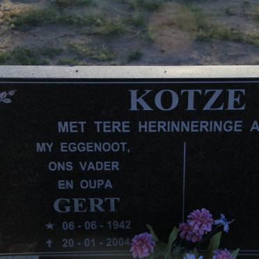 KOTZE Gert 1942-2004