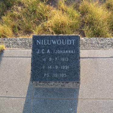 NIEUWOUDT J.C.A.  1913-1991