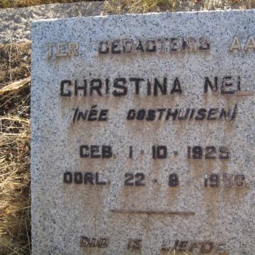 NEL Christina nee OOSTHUISEN 1925-1959