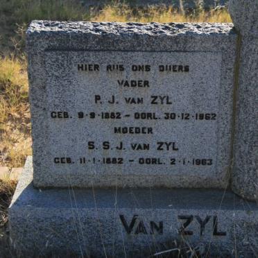 ZYL P.J., van 1882-1962 &amp; S.S.J. 1882-1963
