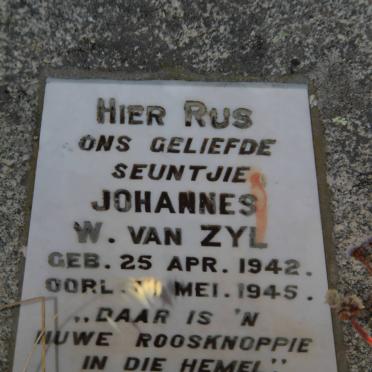 ZYL Johannes W., van 1942-1945