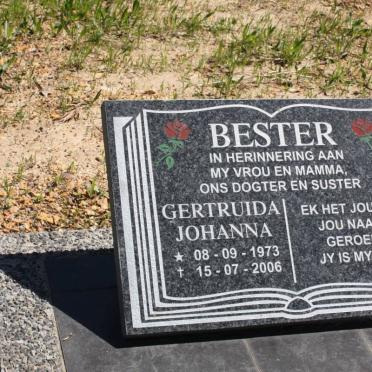 BESTER Gertruida Johanna 1973-2006