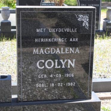 COLYN Magdalena 1906-1982