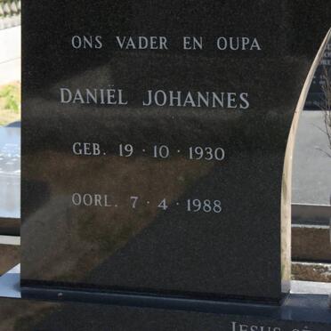 BOSMAN Daniel Johannes 1930-1988 &amp; Dirkie Johanna 1929-1996